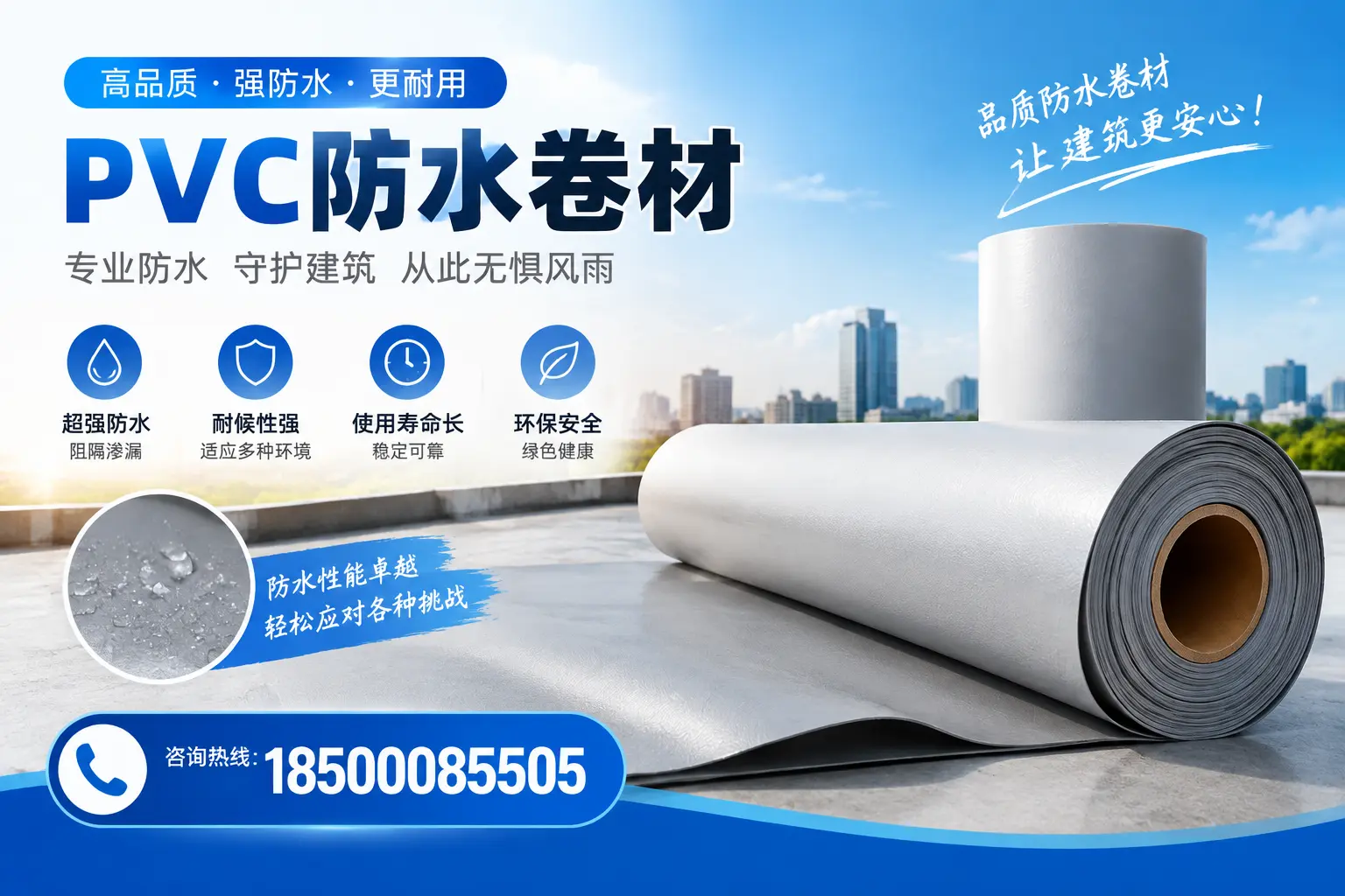 如何选择高质量的PVC防水卷材?云浮消费者必看指南